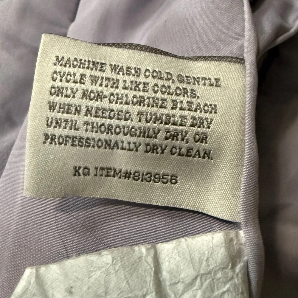 Tommy Bahama Full Size Quilt / Comforter – Lavender & Dark Lavender – Cotton